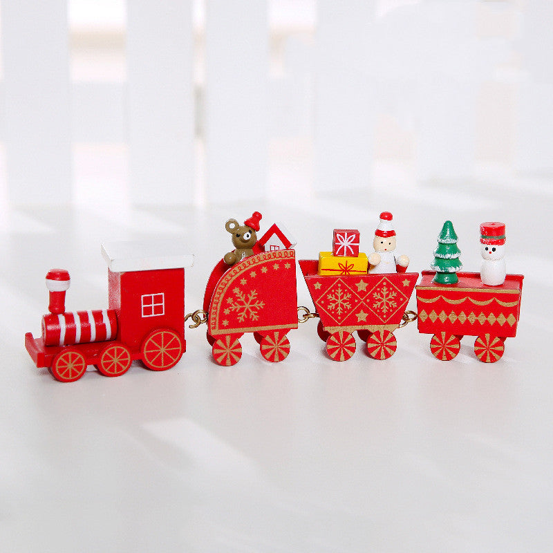 Wooden Christmas Train