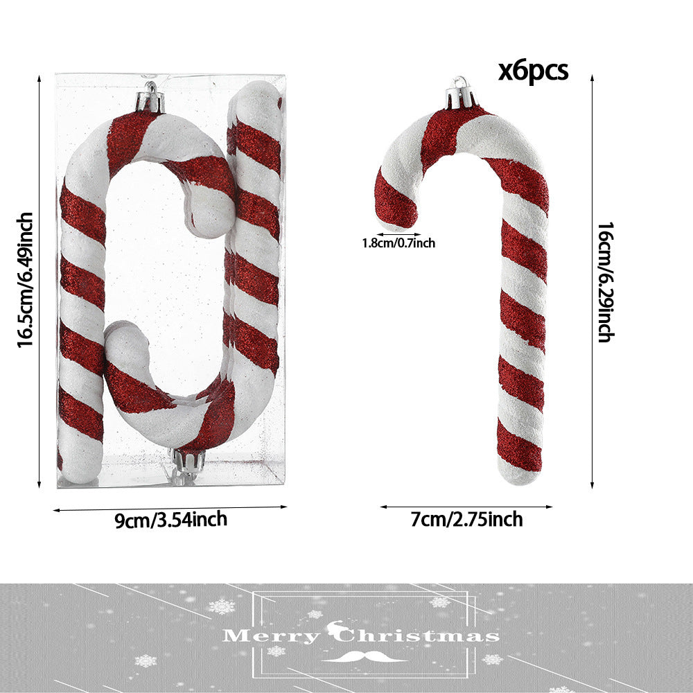 Christmas Crutches Box Ornaments