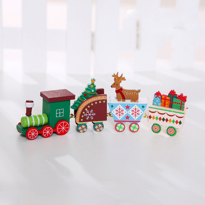 Wooden Christmas Train