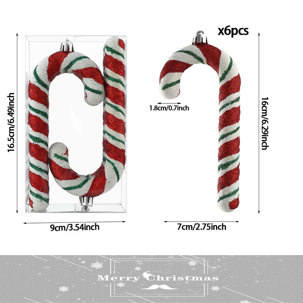 Christmas Crutches Box Ornaments