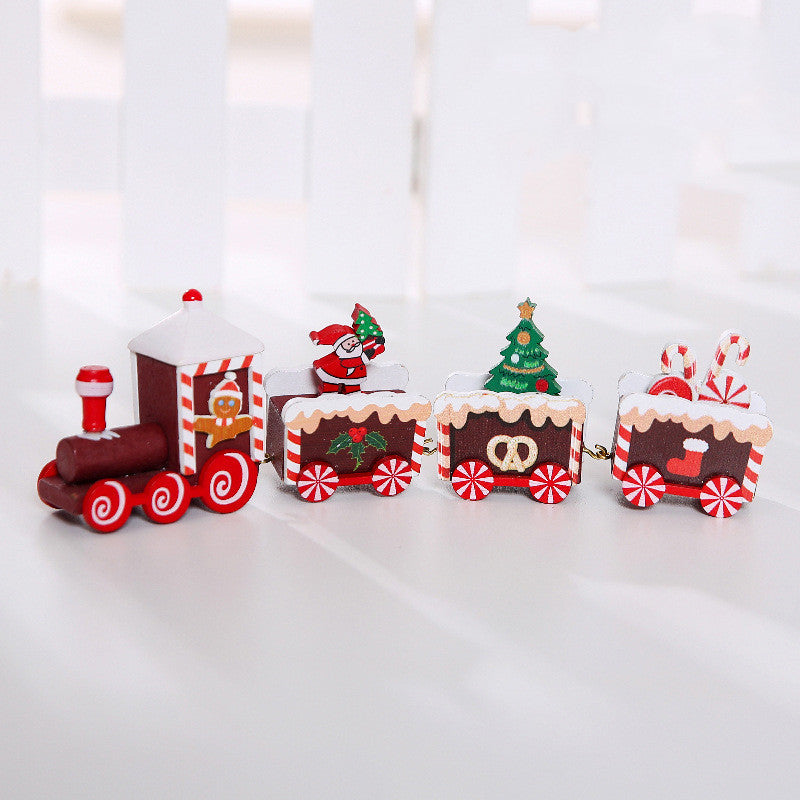 Wooden Christmas Train