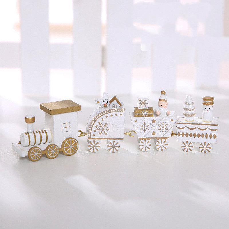 Wooden Christmas Train