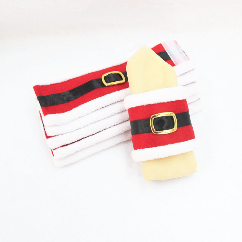 Christmas towel ring