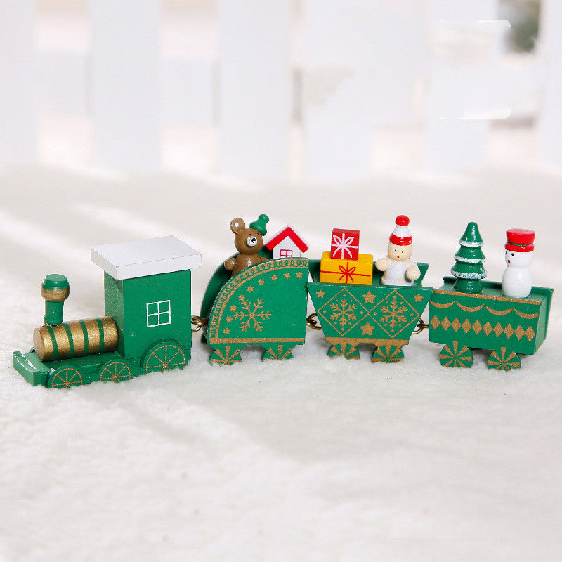Wooden Christmas Train