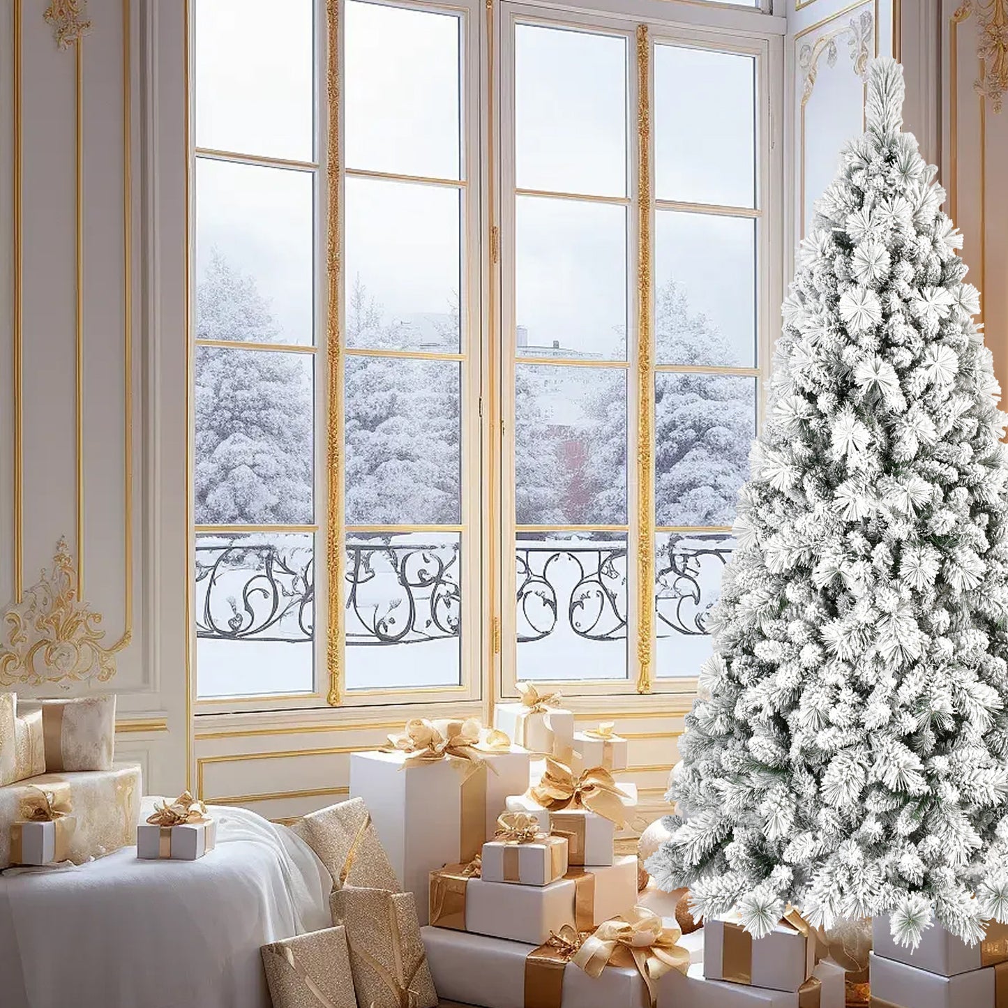 White Christmas Tree