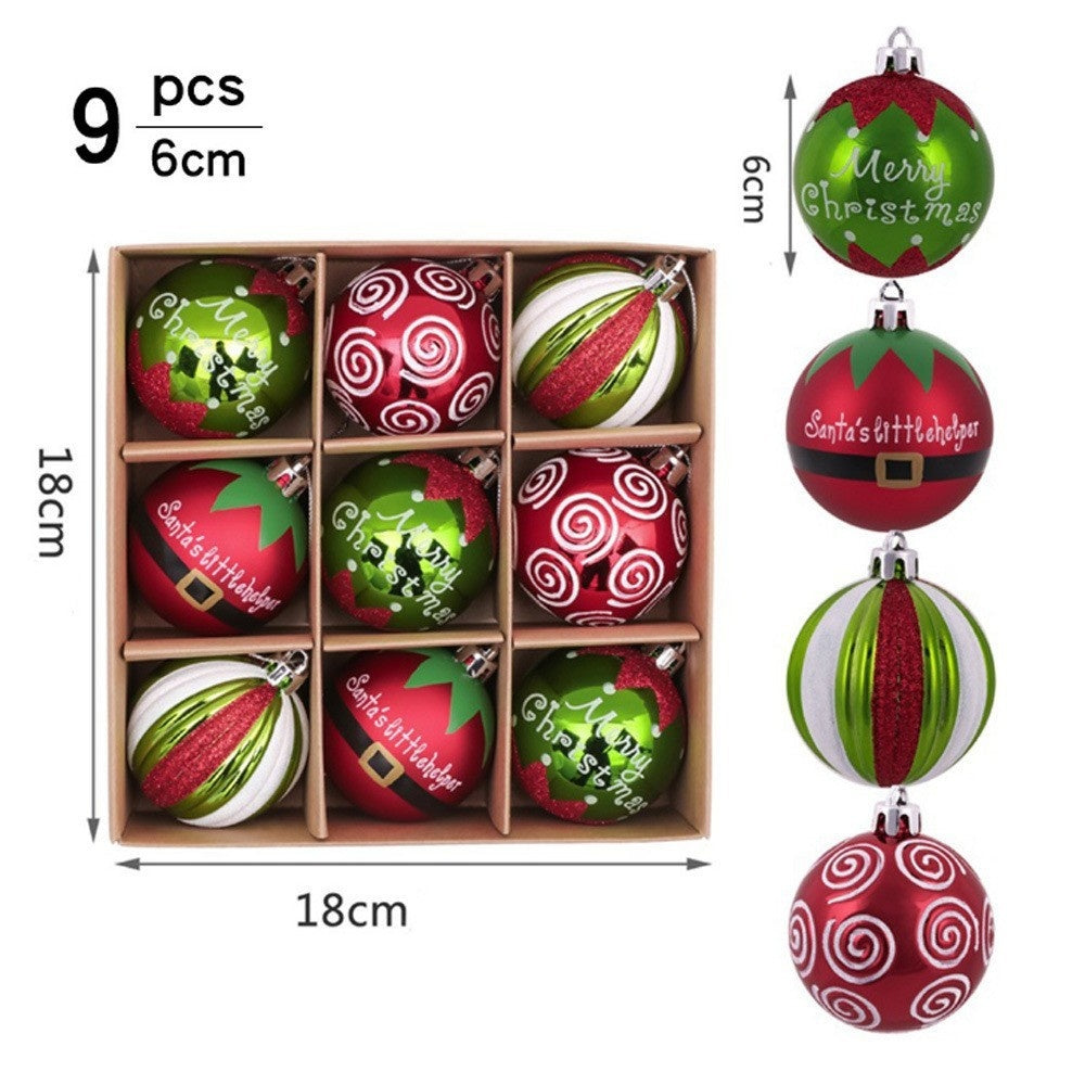 Hand Drawn Christmas Ball Set