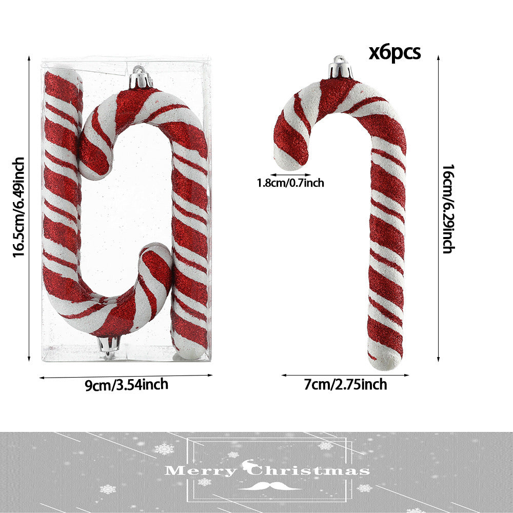 Christmas Crutches Box Ornaments