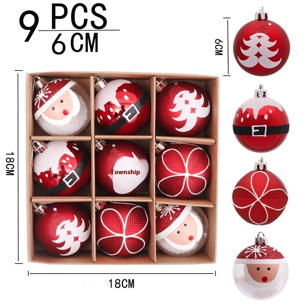 Hand Drawn Christmas Ball Set